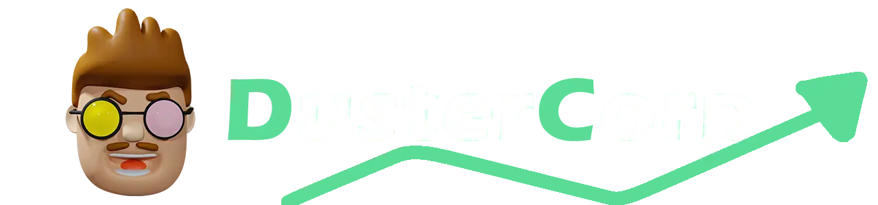 Logo of DusterCorp in White